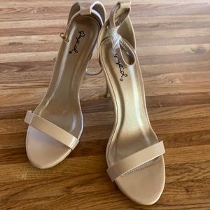 Qupid Nude High Heels